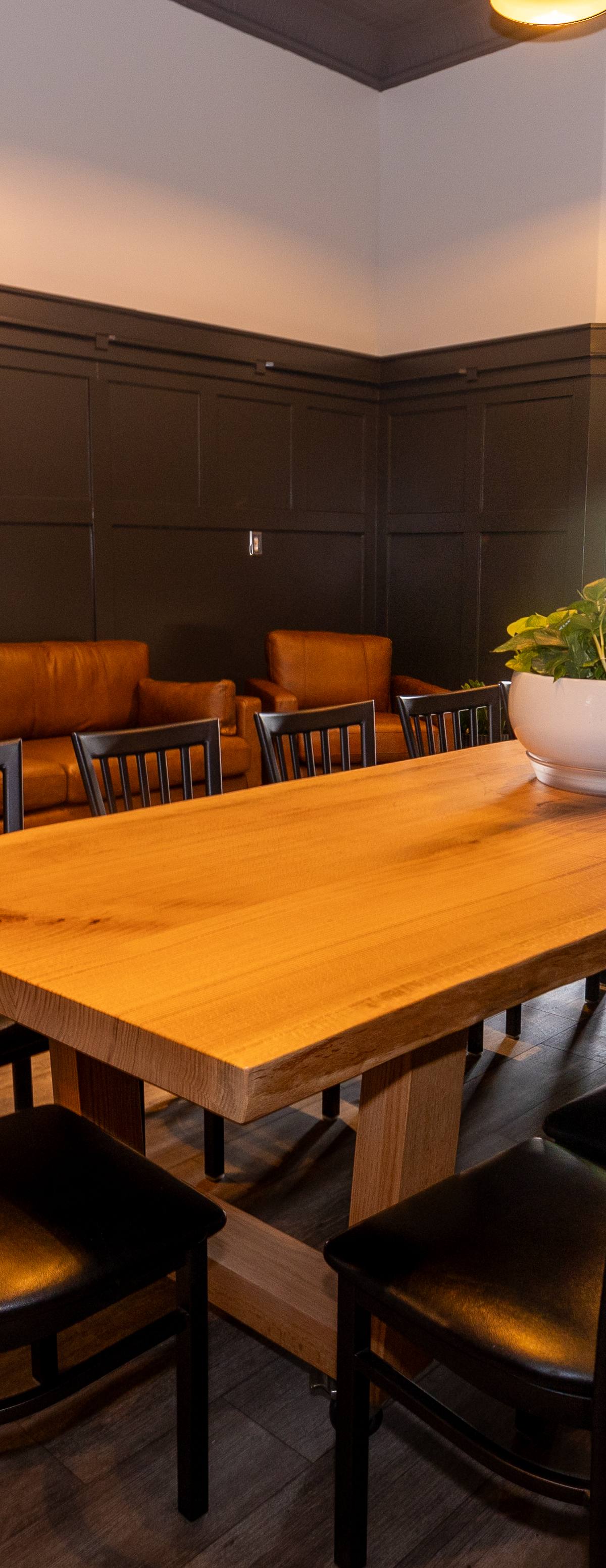 Inside an Upland taproom